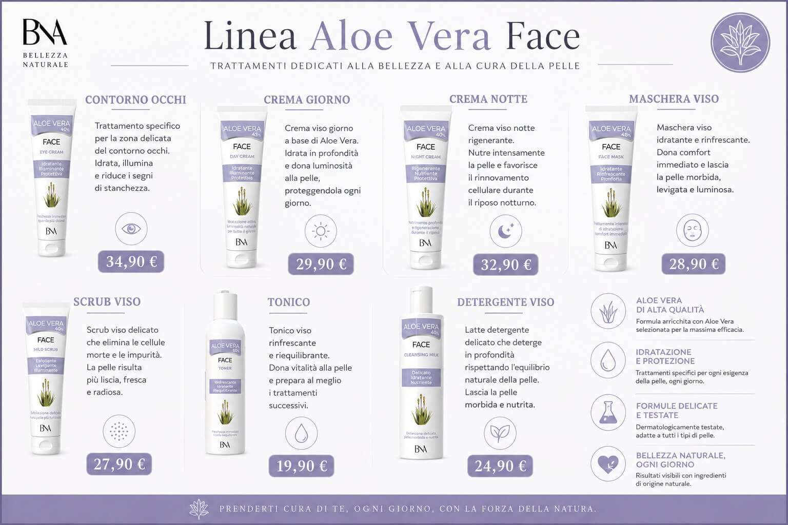Crema Viso Giorno Aloe Vera 45% – 50 ml - immagine 4