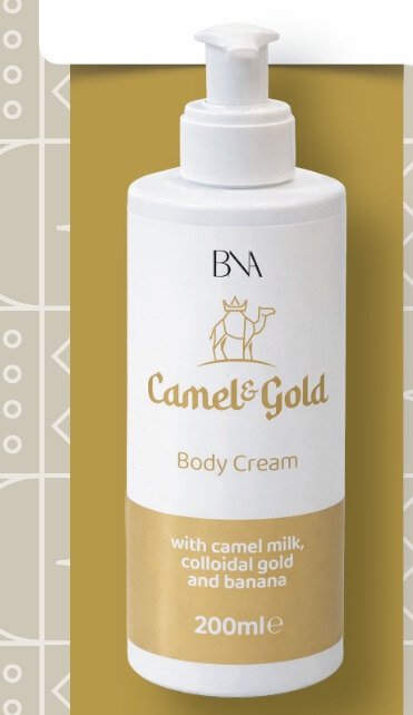 Crema Corpo Latte di Cammella e Oro Colloidale – 200 ml