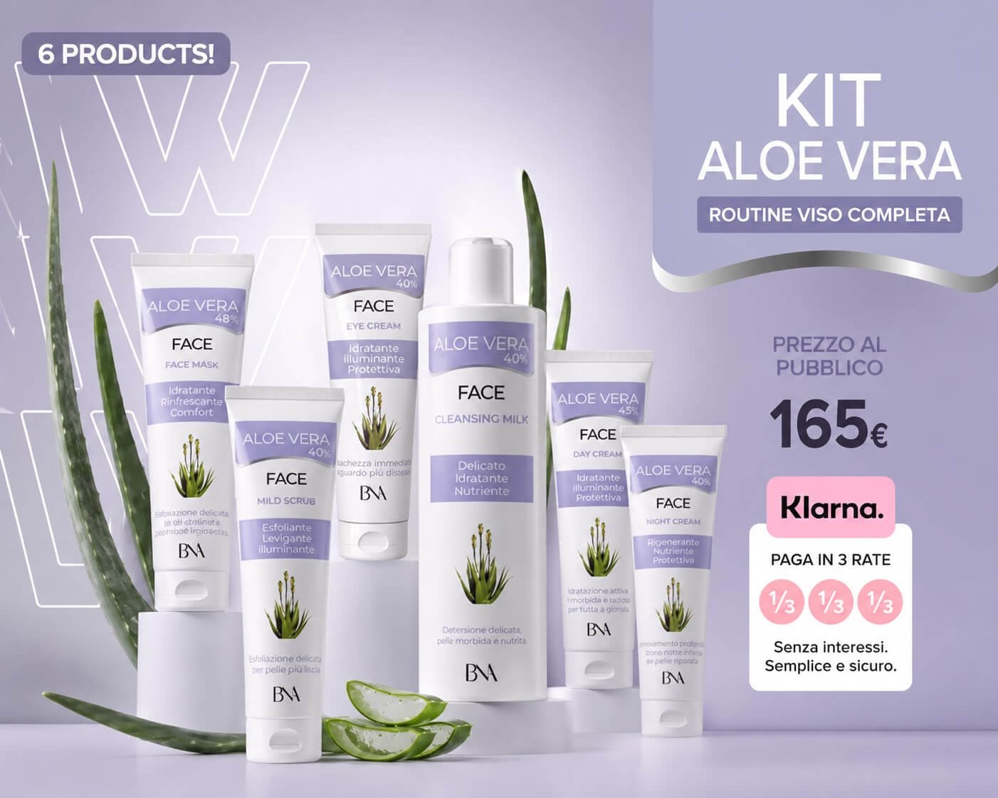 Crema Viso Giorno Aloe Vera 45% – 50 ml - immagine 6