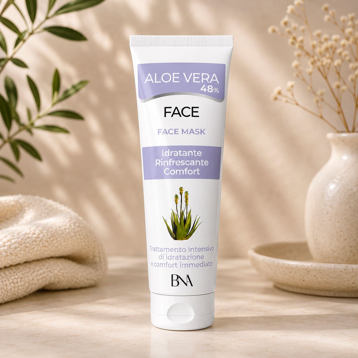 Aloe vera face face mask - 75 ml