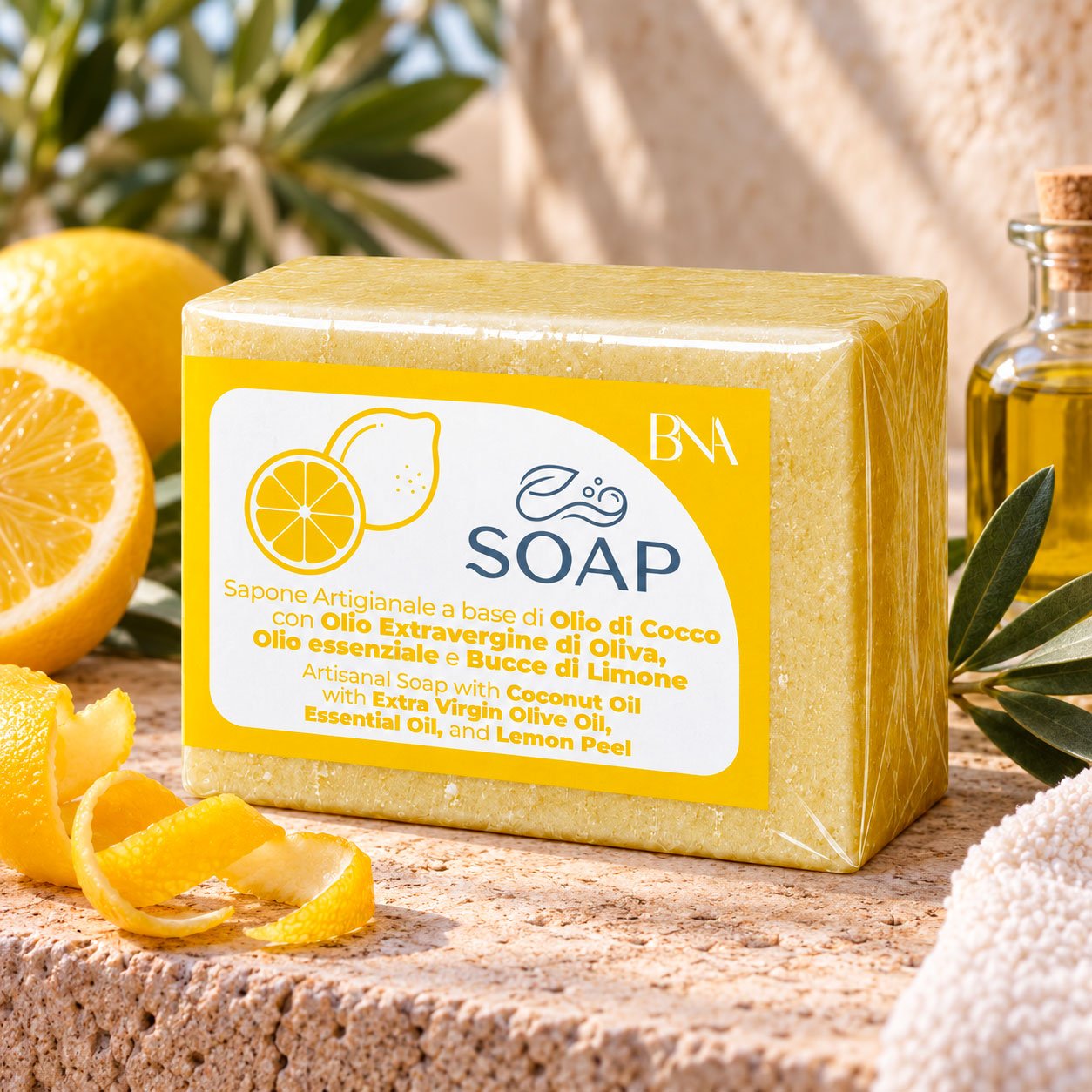 Sapone artigianale limone